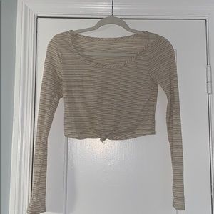 Stripped crop top with knot - SOLD